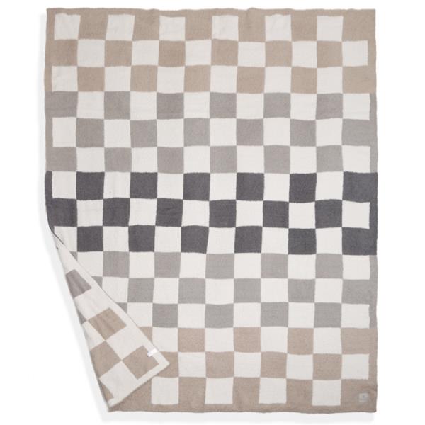 MULTICOLOR CHECKERED THROW BLANKET