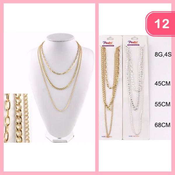 LAYERED NECKLACE (12 UNITS)