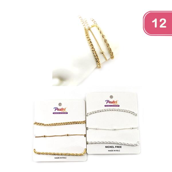 STACKABLE BRACELET SET (12 UNITS)