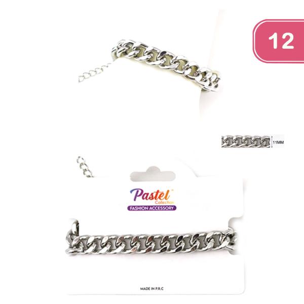 LINK CHAIN BRACELET (12 UNITS)