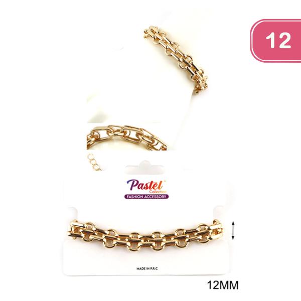 CHAIN LIKE BRACELET (12 UNITS)