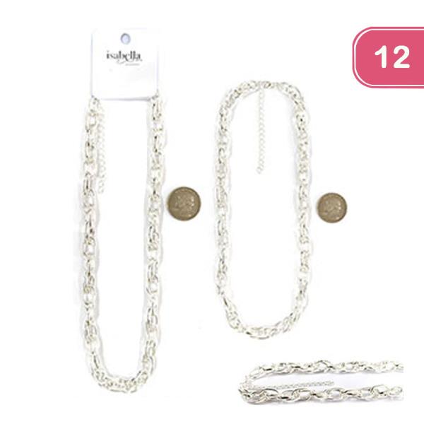 CHAIN NECKLACE (12 UNITS)