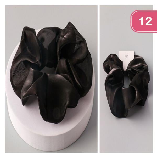 SHIMMER ORGANZA SCRUNCHIE (12 UNITS)