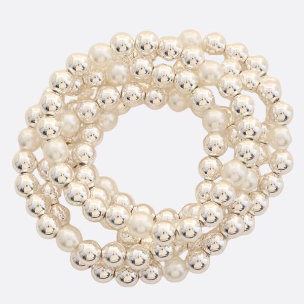 BALL BEAD BRACELET SET