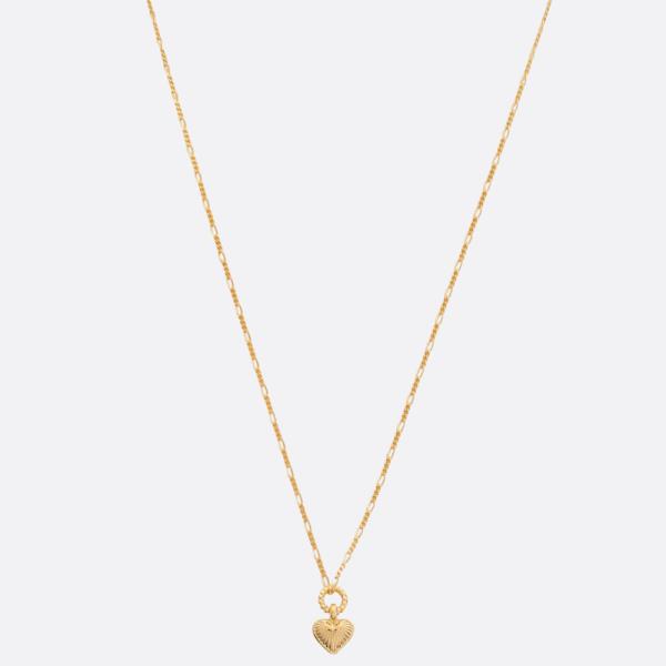 SODAJO HEART CHARM GOLD DIPPED NECKLACE