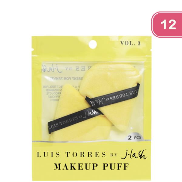 JLASH X LUIS TORRES VOL3 2PC MAKEUP PUFF SET (12 UNITS)