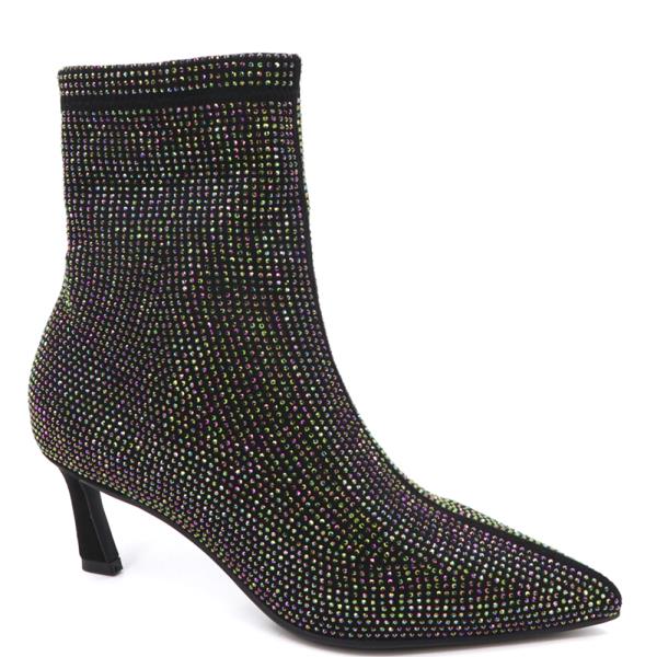 STRETCH BOOTIE W RHINESTONE 12 PAIRS