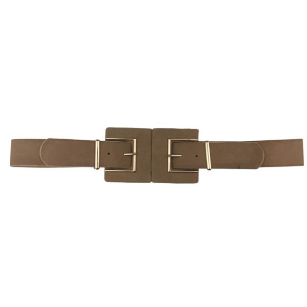 COLOR RECTANGLE BUCKLE BELT