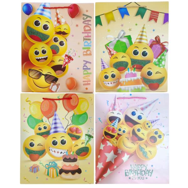 HAPPY BIRTHDAY GIFT PAPER BAG (12 UNITS)