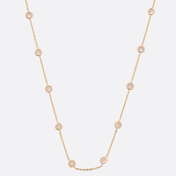 CRYSTAL STATION GOLD DIPPED NECKLACE