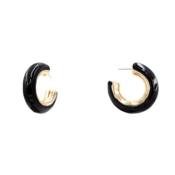 COLOR C HOOP EARRING