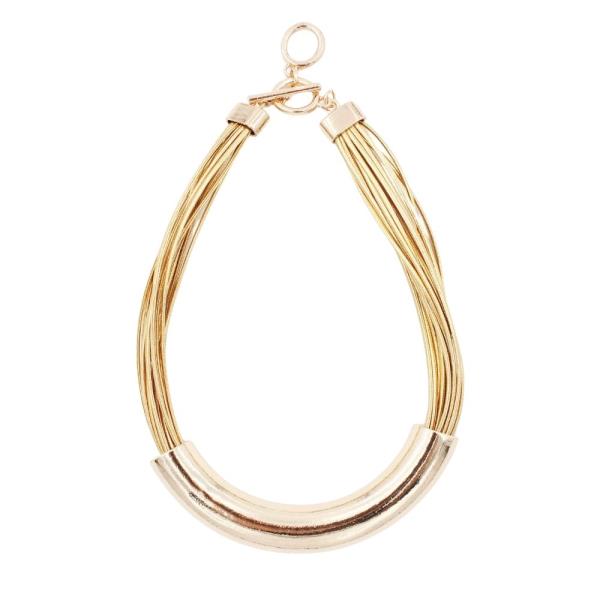 METAL BAR NECKLACE