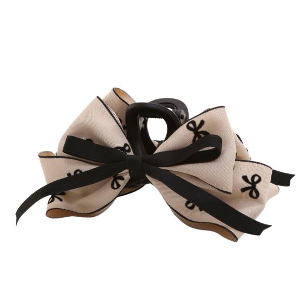 RIBBON BOW CLAW HAIR CLIP