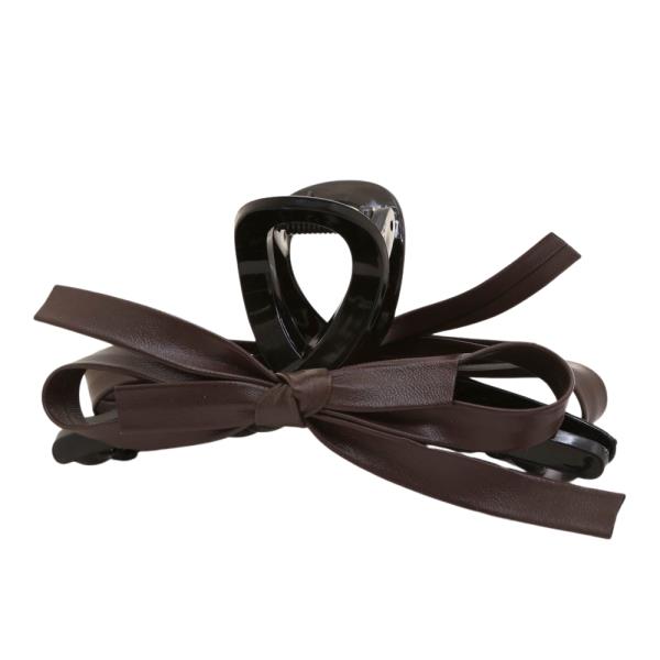 RIBBON BOW CLAW HAIR CLIP