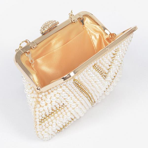 PEARL PARTY CLUTCH BAG