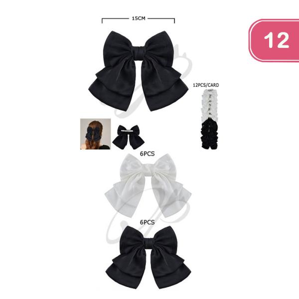 HAIR BOW PIN (12 UNITS)