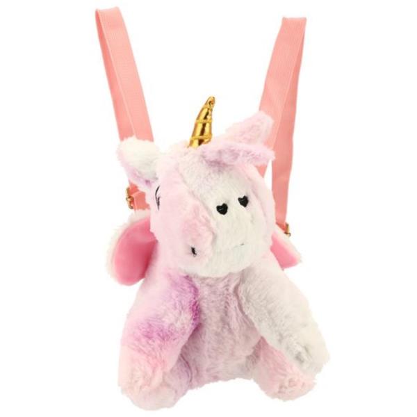 (PRE-ORDER/ONLY ONLINE) FAUX FUR UNICORN BACK PACK BAG