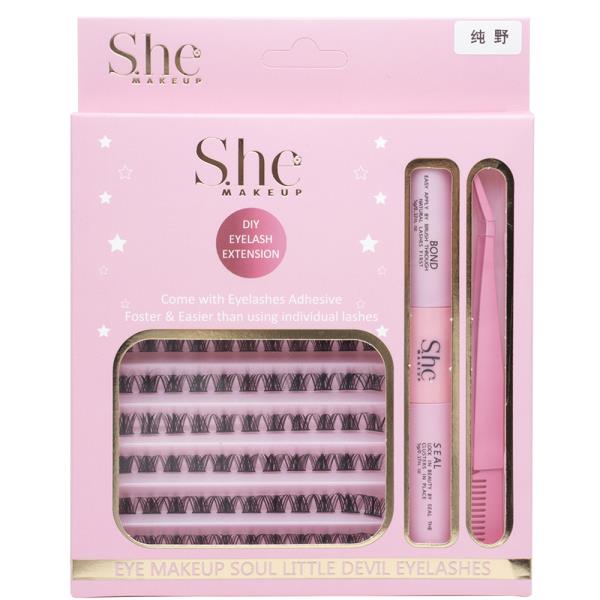 SHE DIY EYELASH EXTENSION KIT SET