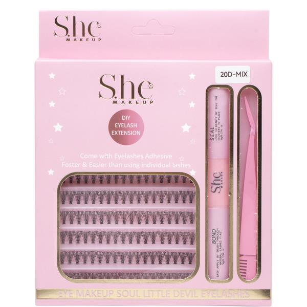 SHE DIY EYELASH EXTENSION KIT SET