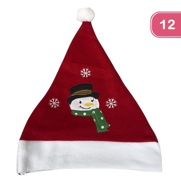 CHRISTMAS SNOWMAN SANTA HAT (12 UNITS)