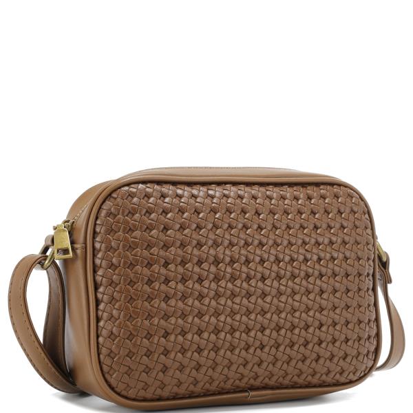 STYLISH WOVEN DESIGN CROSSBODY BAG