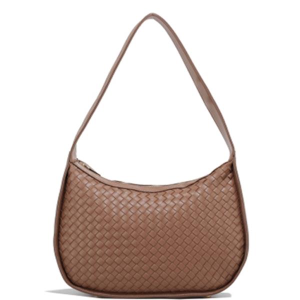 WOVEN TEXTURED SHOULDER BAG