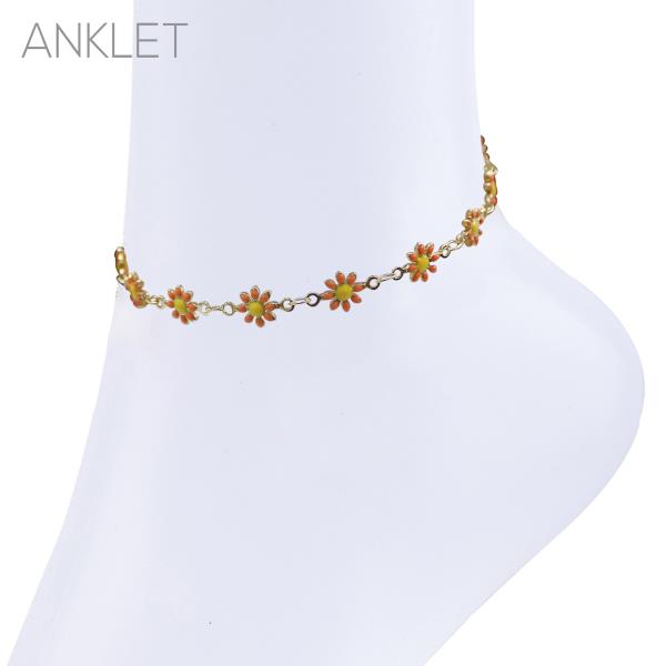 FLOWER DAINTY ANKLET