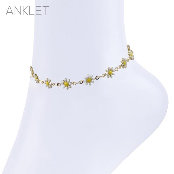 FLOWER DAINTY ANKLET