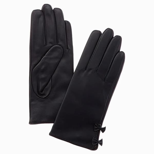 LITTLE BOWS LEATHER GLOVES