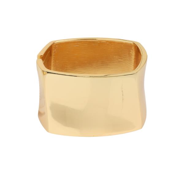 SQUARE SHAPE METAL BANGLE BRACELET