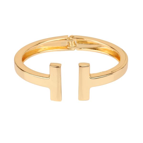 DOUBLE METAL BAR BANGLE BRACELET