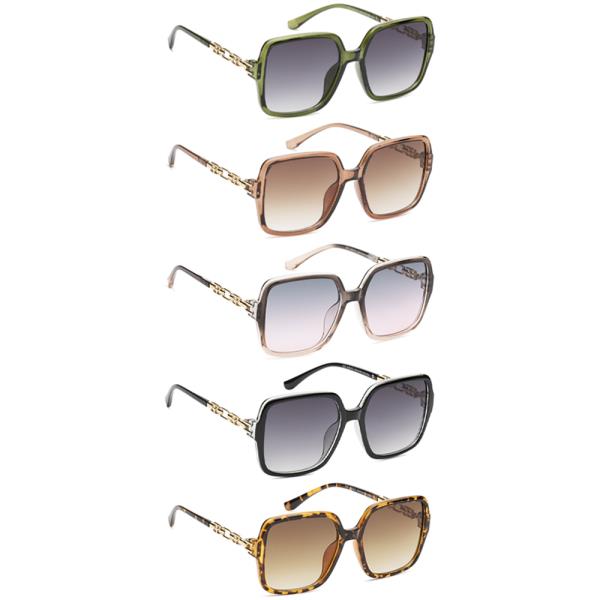 TRENDY LINK SQUARE SUNGLASSES 1DZ