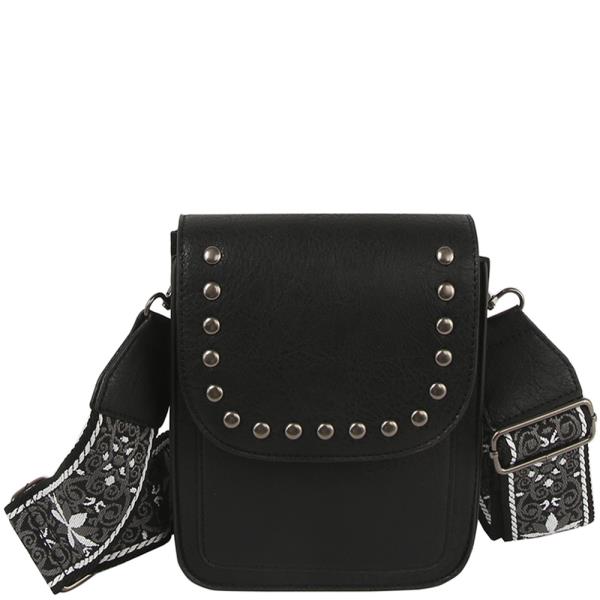 (PRE-ORDER / ONLINE ONLY) SMOOTH FLAP MINI CROSSBODY W GUITAR STRAP