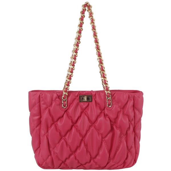 (PRE-ORDER / ONLINE ONLY) PUFF QUILTED CHAIN SHOULDER BAG