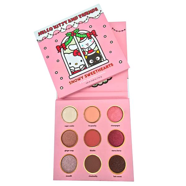 THE CREME SHOP X HELLO KITTY CHRISTMAS SNOWY SWEETHEARTS 9 COLOR EYESHADOW PALETTE