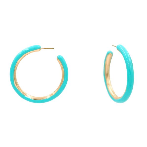 OPEN HOOP EARRING