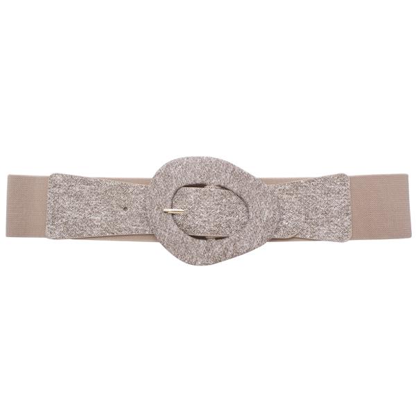 SHAPED BUCKLE ELASTIC BELT