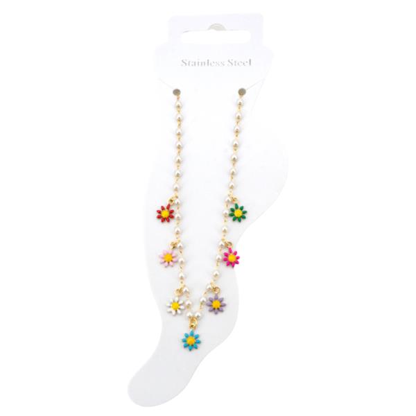 FLOWER STATION ANKLET