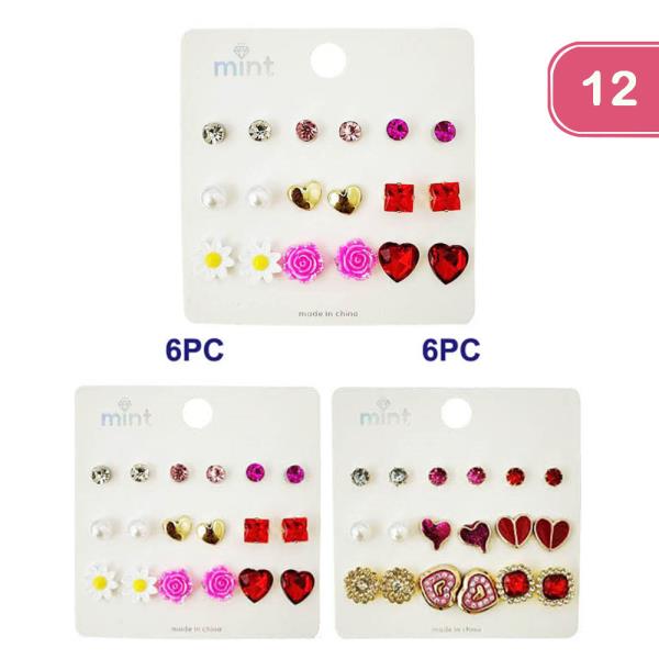 MULTI EARRING SET (12 UNITS)