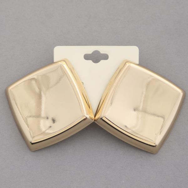 SQUARE SHAPE METAL EARRING