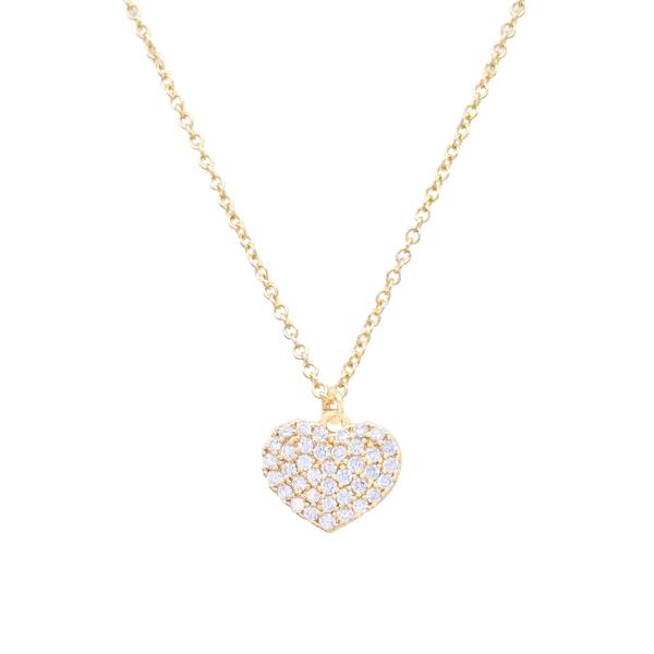 HEART RHINESTONE NECKLACE