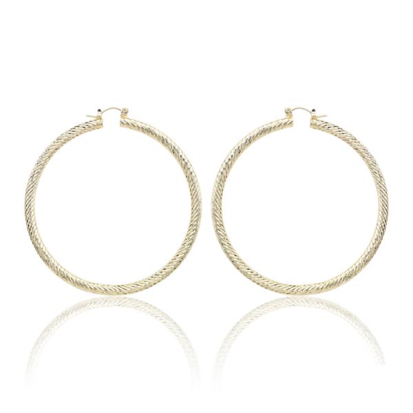 ALUMINUM HOOP THICKNESS--70MM HOOP EARRING