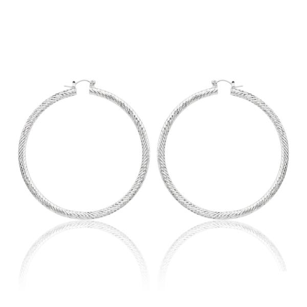 ALUMINUM HOOP THICKNESS--70MM HOOP EARRING