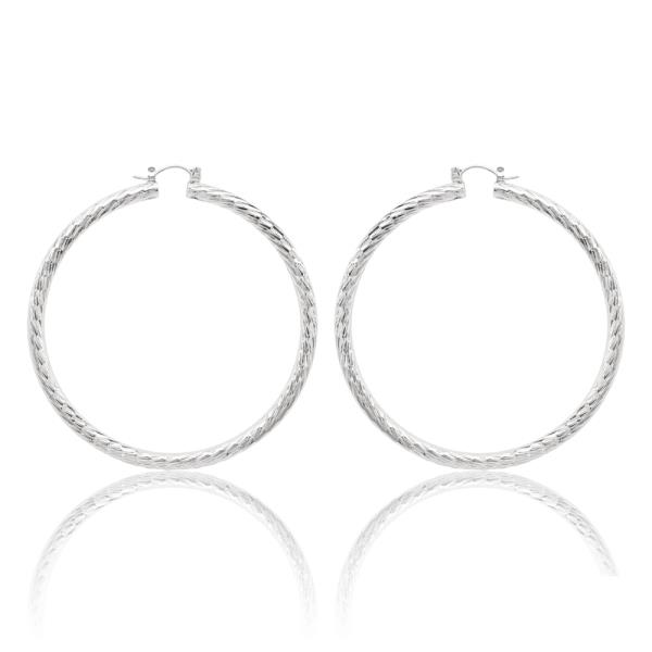 ALUMINUM HOOP THICKNESS--70MM HOOP EARRING