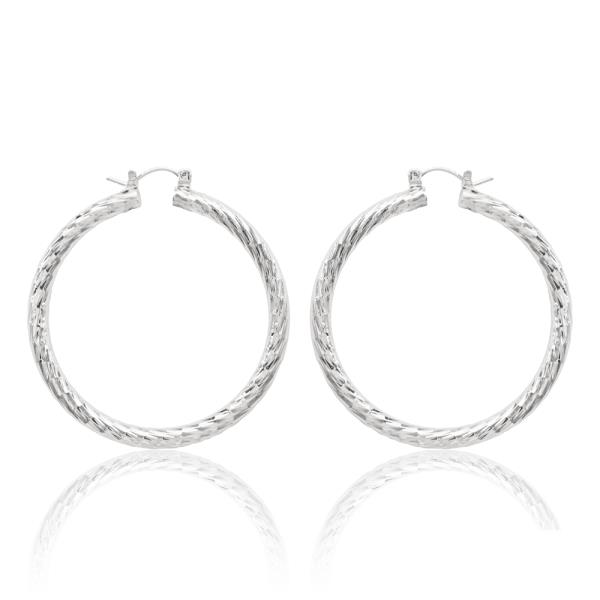 ALUMINUM HOOP THICKNESS--50MM HOOP EARRING