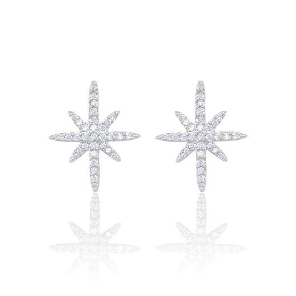 STAR PAVED CZ EARRING