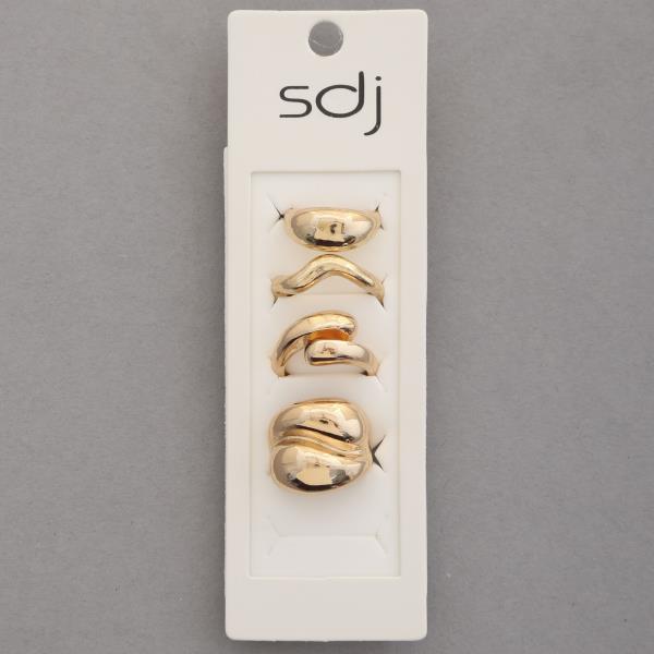 SDJ ASSORTED METAL RING SET