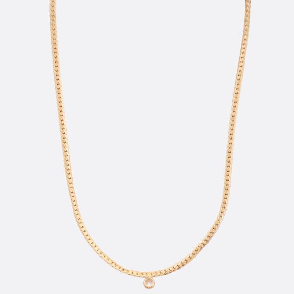 SDJ ROUND CZ NECKLACE