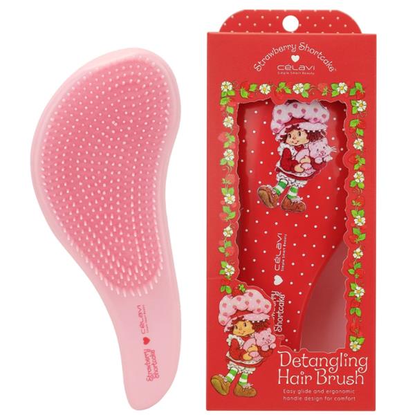 CELAVI STRAWBERRY SHORTCAKE DETANGLING PRINTED BRUSH