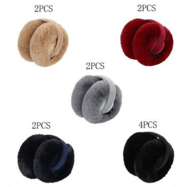 (PRE-ORDER/ONLY ONLINE) FAUX FUR EAR MUFF (12 UNITS)